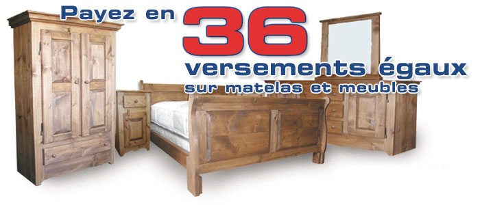 Lit en bois pin massif