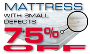 mattress sale 75% off